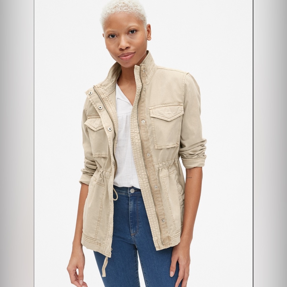 Gap Garment-Dyed Utility Women’s Jacket